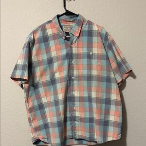 L.L. Bean Men's Multicolor Plaid Button Down Shirt